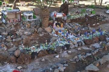 El belén del Patronato La Sal adentra a La Garita en la Navidad (Foto TA)